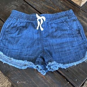 Hudson girl’s soft denim jean shorts